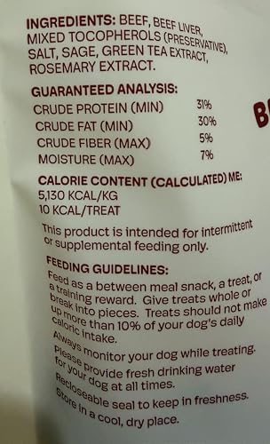 TJ's Beef Meatballs for Dogs, Freeze Dried,Dog Treats 4 oz, Resealable Bag with Bone Waste Bag Dispenser & Free Rolls