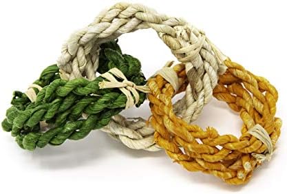 Oxbow Enriched Life Twisty Rings, Rabbit Toys, Guinea Pig Toys, Enrichment for Bunny, Guinea Pig, Hamster, Rabbit, Chinchilla, Rat, Chinchilla Cage Accessories, Small Pet Accessories for Cage