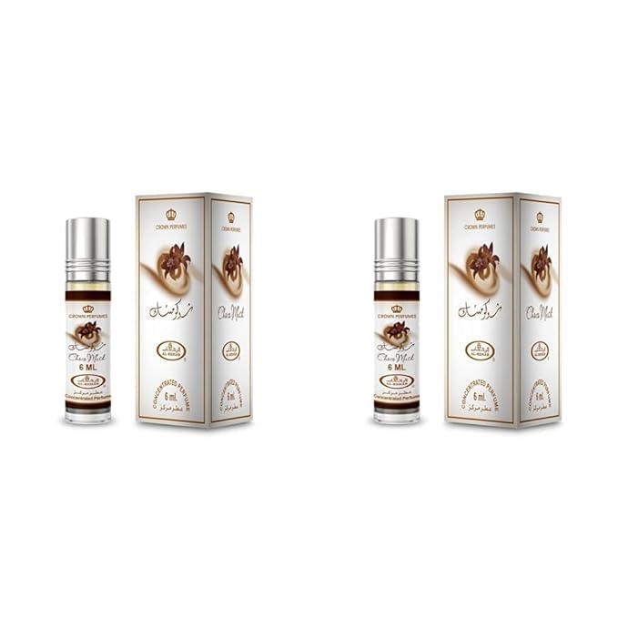 Al-Rehab Choco Musk Concentrated Perfume Rollerball for Unisex, 0.2 Ounce (Pack of 4)