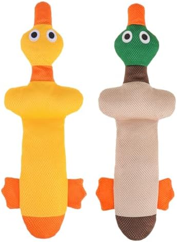 BEAUTYZOO Floating Dog Pool Toys 2 Pack,Squeaky Water Fetch Toys for Summer