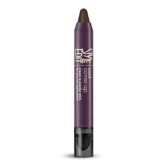 Style Edit Root Touch Up Stick | Temporary Hair Color for Gray Roots and Thinning Hair | Salon-Quality, Transfer-Resistant Hair Concealer | Dark Brown, 0.11 oz