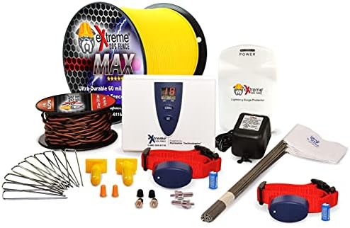 Underground Electric Dog Fence Kit, Pro-Max, 2-Dog, 1000 ft