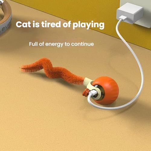 Interactive Cat Toys for Indoor Cats,Automatic Moving Kitten Toys,Cat Balls