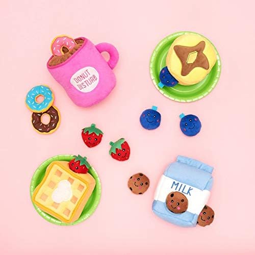 ZippyPaws Burrow Replacement Miniz Squeaky Toy for Enrichment - Cookies