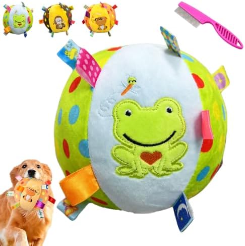 Squeaky Play Balls for Dogs,Squeaky Ball Interactive Toy，C
