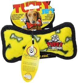 TUFFY® : 2 Pack Bone Dog Toy: Ultra Durable Plush Toy with Multiple Layers & Reinforced Seams, Washable and Floats, Original Construction