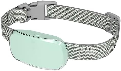 Bark Collar, Dog Bark Collar for Small, Medium and Large Dogs, with 5 Adjustable Sensitivity Beeps Vibration Shock, Waterproof Rechargeable Smart Bark Collar (Green)