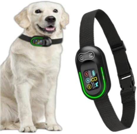 Dog Bark Collar,Rechargeable Smart Barking Collar, Anti Barking Training Collar with 5 Adjustable Sensitivity & Beep Vibration Shock, Bark Shock Collar for Large Medium Small Dogs