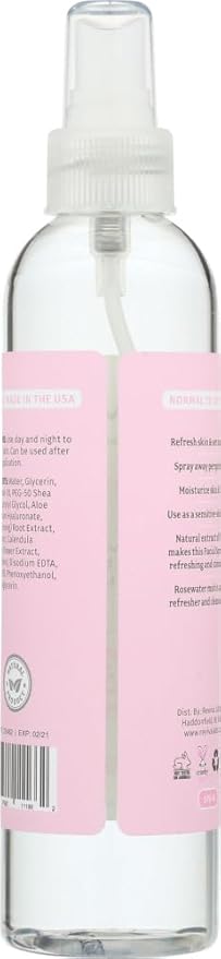 Reviva Labs Facial Spray, Rosewater, For Normal to Dry Skin, 8-Ounces (Pack of 3)
