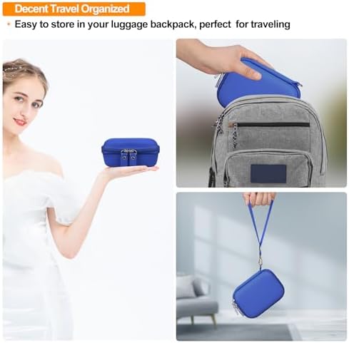 Elonbo Carrying Case for Bitzee Disney/Bitzee Magicals/Bitzee Interactive Toy Digital Pet, Bitzee Digital Virtual Toy Hard Travel Bag, Electronic Pets Toys Storage Cover Holder, Dark Blue