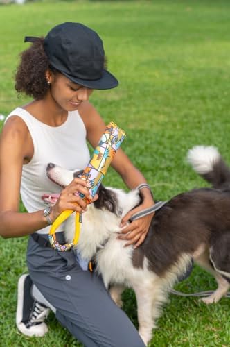 OllyDog Tugger | Dog Tug Toy for Tug of War & Training | Durable Bite Pillow | Eco-Friendly Recycled | Handle | Medium Large Dogs (Cloud9)