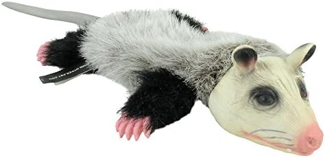 Hyper Pet Real Skinz Opossum Plush Dog Toy, Medium (Pack of 12)