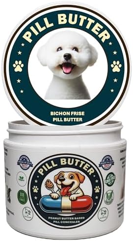 Peanut Butter Dog Pill Wrap - Bichon Frise Label