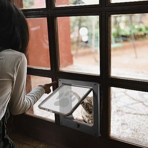 Window Cat Door Smart Magnetic Pet Supplies
