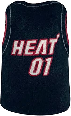 Best Plush CAT Toy - NBA Miami Heat Complete Set of 3 Piece Cat Toys Filled with Fresh Catnip. Includes: 1 Jersey Cat Toy, 1 Basketball Cat Toy with Feathers & 1#1 Fan Cat Toy. Beautiful Team Logos