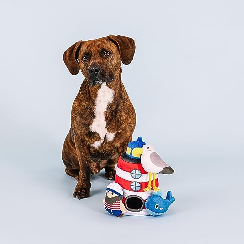 Fringe Studio Plush Dog Toy Set, Interactive Hide and Seek Play, Ships Ahoy, Pet Shop Collection (289248)