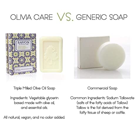 Olivia Care Exfoliating Bar Soap, Coffee Beans, 100% Natural, Organic Ingredients, Clean Energize Mind Body, Full of Vitamin, Antioxidants & Minerals (Mocha Latte)
