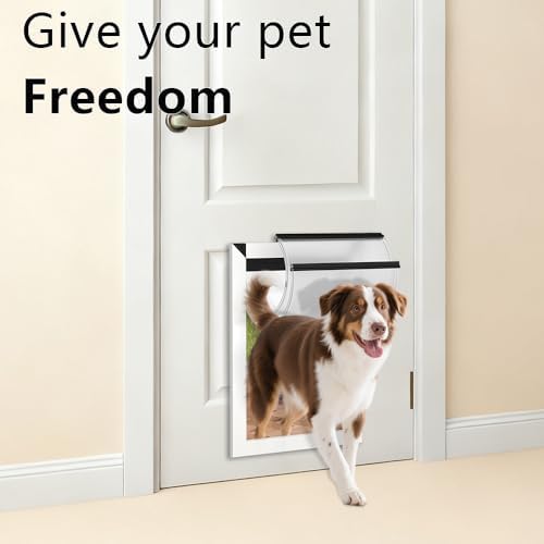 [MAVRICPOWER] Rust Proof Aluminum Large Dog Door for Door