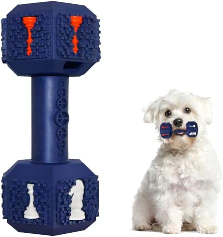Dog Chew Toys for Aggressive Chewers,Food Grade Non-Toxic Dental Pet Toy,Tough Durable Indestructible Dog Toys for XSmall Dogs.Blue（5IB-8IB）