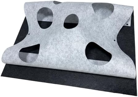 Interactive Cat Tunnel Mat for Indoor Cat Cave Fun Activity Mat Foldable Kitten Play Mats and Play Pet Enrichment Toy for Small Pets