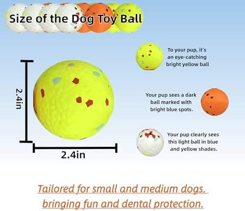 Super Strong Dog Balls for Medium/Small Dogs