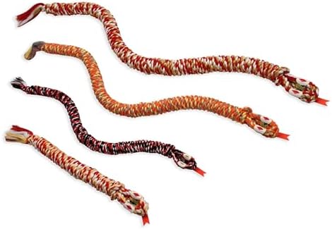Mammoth Pet Products 26-Inch Snakebiter Rope Tug, Small, Assorted,MultiColored,53060F