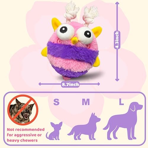GUKCO Moving Dog Toys, Rechargeable Interactive Plush Toy with Motion Ball | Music, Recording & Silent Modes, Self-Play Toy for Small, Medium & Large Dogs to Keep Them Entertained(Bee)