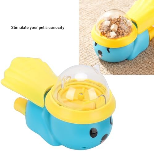 Dog Interactive Treat Dispenser Toy for Puppies and Pets Slow Feeder Puzzle Toy for Indoor Outdoor Play Plastic