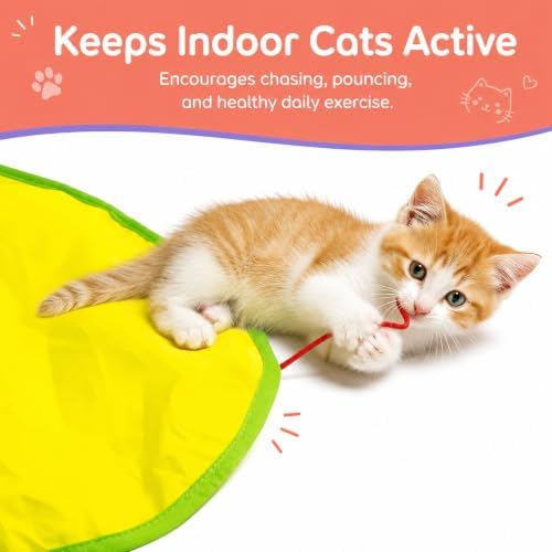 Replacement Wands for Cat's Meow Motorized Cat Toy, Electronic Motion Cat Toys Mouse Tail Refills, Pack of 3
