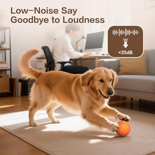 Interactive Dog Ball, Smart Interactive Dog Toys for Medium and Large Dogs