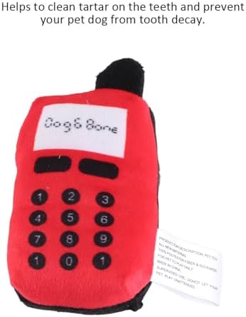 Plush Cell Phone Squeaky Toy, Bite for Dogs