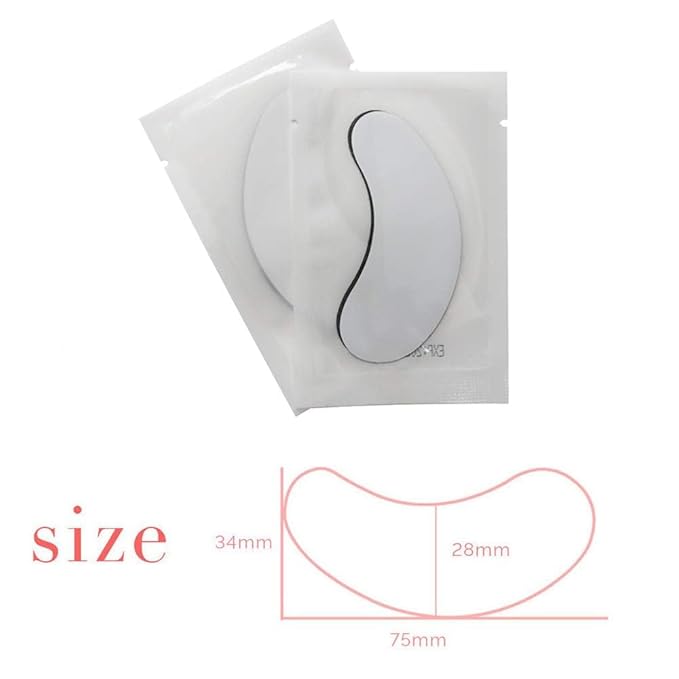 Amber Lash UV Light Blocking Sheets for LED Eyelash Extensions [50 pair]