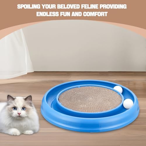 Cat Scratching Board with Track Balls for Indoor Cats