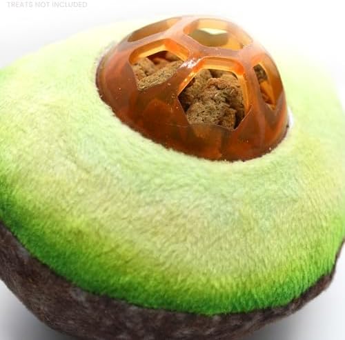 Meowijuana Knock 'n' Nibble Avocado Treat-Dispensing Cat Toy | Refillable