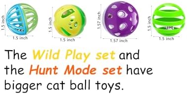 5 Pack Bell Cat Balls for Indoor House Cats