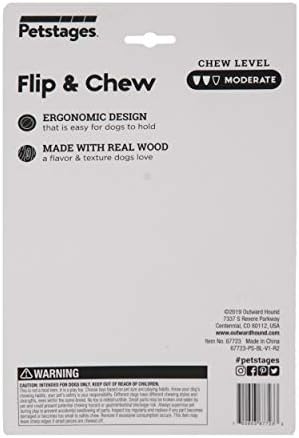 Petstages Dogwood Flip and Chew Bone, Medium