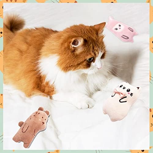 Cat Catnip Toys with Bells for Indoor Cats 6 Pack