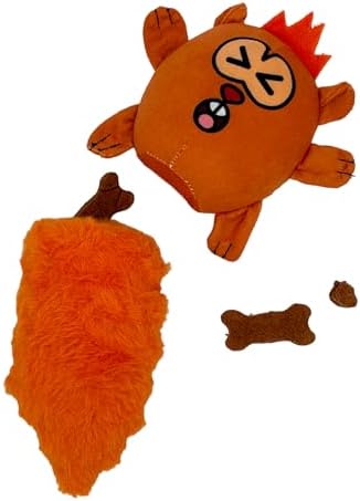 Squirrel Dog Toy Funny Cute Tiny Squirrel Stuffed Chew Toy