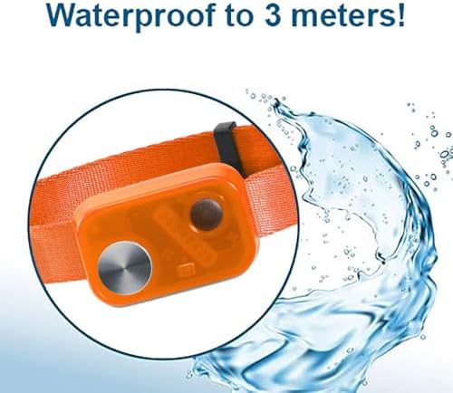 MS-5® Econ Series Automatic Pet Door Collar. Tested & Certified, Complies with Power Pet Door Performance Warranty - Value Priced Dependable Performance - Waterproof - Rugged - USA Support (Orange)