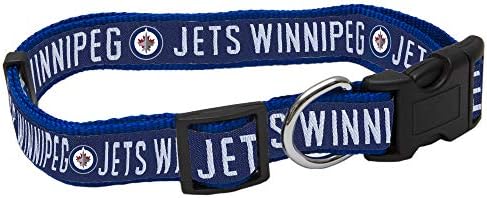 Pets First NHL Collar for Dogs & Cats. Adjustable, Cute, & Stylish! The Ultimate Hockey Fan Collar!