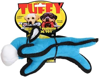 TUFFY® : 2 Pack Jr Cow Dog Toy: Ultra Durable Plush Toy with Multiple Layers & Reinforced Seams, Washable and Floats, Original Construction