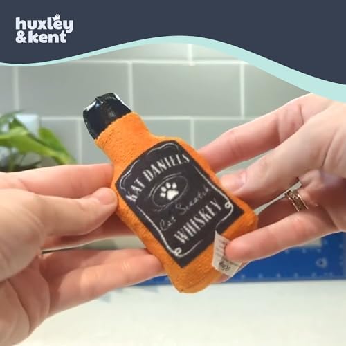 Huxley & Kent Plush Crinkle Catnip Cat Toy, Kat Daniels Whiskey