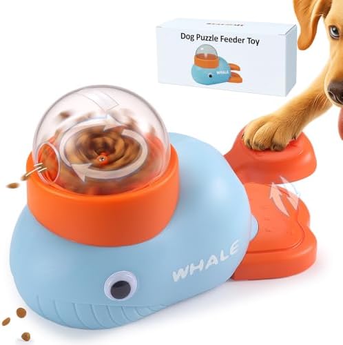 Interactive Dog Toys & Cat Toys for Indoor Cats, Dog Puzzle Toy Slow Feeder Bowl, Puppy Enrichment Toys, Interactive Cat Toys, Dog Feeder Puzzle Toy for Smart Dogs to Keep Them Busy