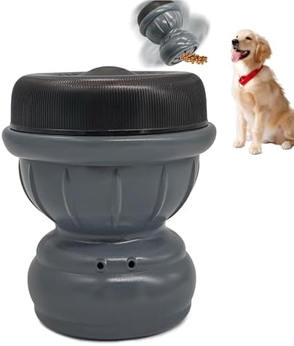 Smart Interactive Dog Chew Toy with Auto-Pause Tech ABS Chew Toys for Dogs, Treat Dispenser for Aggressive Chewers for Small or Medium Dogs