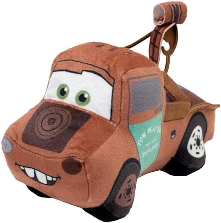 Buckle-Down Disney Dog Toy, Pixar Cars Sir Tow Mater KG Tow Truck Replica, Plush