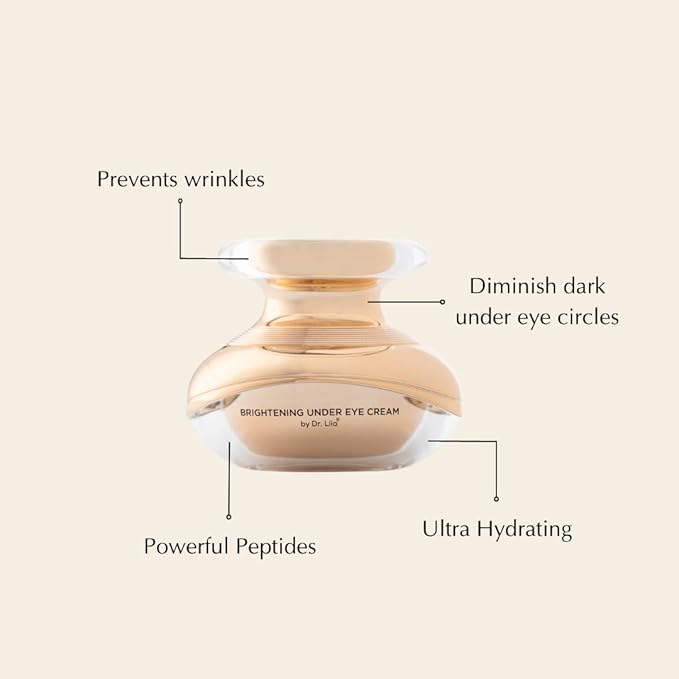 EPILYNX Gluten-Free, Hypoallergenic, Vegan Brightening and Illuminating Under Eye Moisturizer by Dr. Liia