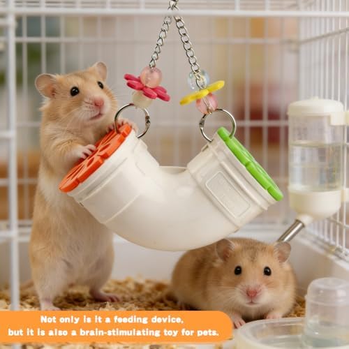 Rat Enrichment Toys, Small Pet Hanging Foraging Toy, Rat Cage Accessories