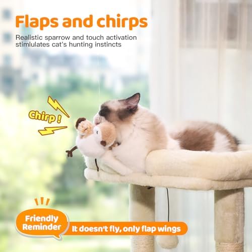 Cat Toys Flapping Bird, Sparrow