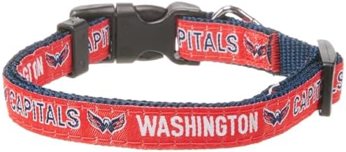 Pets First NHL Collar for Dogs & Cats. Adjustable, Cute, & Stylish! The Ultimate Hockey Fan Collar!