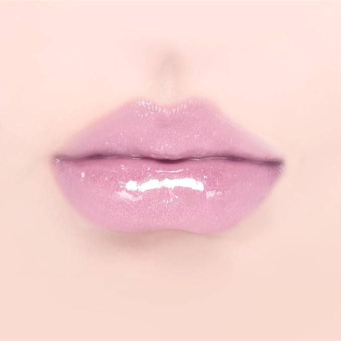 DINTO (Peter & Wendy Collection Pearl-Kissed Plumping Lip Glace - Moisturizing Lip Gloss with Soft Pearl Shine, Lightweight Texture, Cooling Lip Treatment, Long-Lasting Hydration (124 Ms.Bell, 4ml)